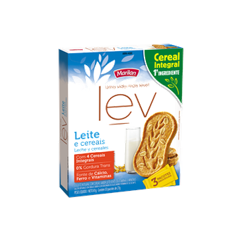 BISC LEV LEITE E CEREAIS 81G