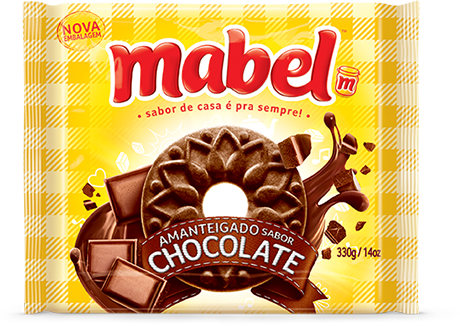 BISC MABEL AMANTEIGADO CHOCOLATE 330G
