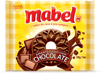 BISC MABEL AMANTEIGADO CHOCOLATE 330G