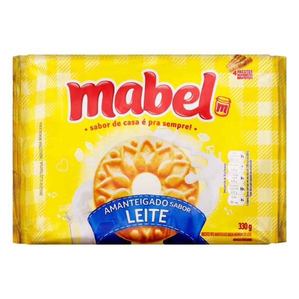 BISC MABEL AMANTEIGADO LEITE 330G