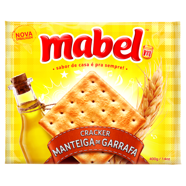 BISC MABEL CREAM CRACKER MANT GARRAFA 400G