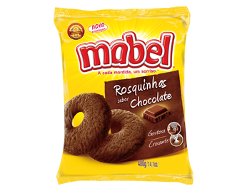 BISC MABEL ROSQUINHA CHOCOLATE 400G