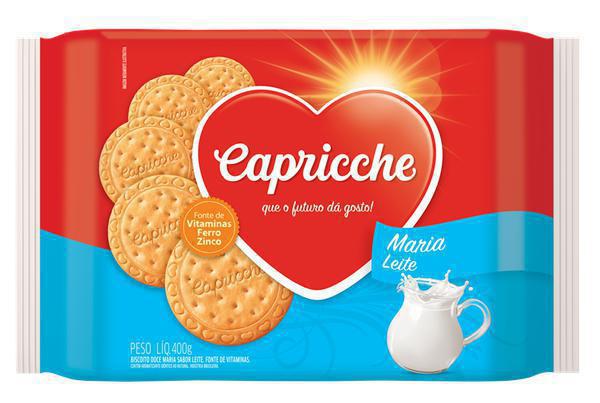 BISC MARIA CAPRICCHE LEITE 400G