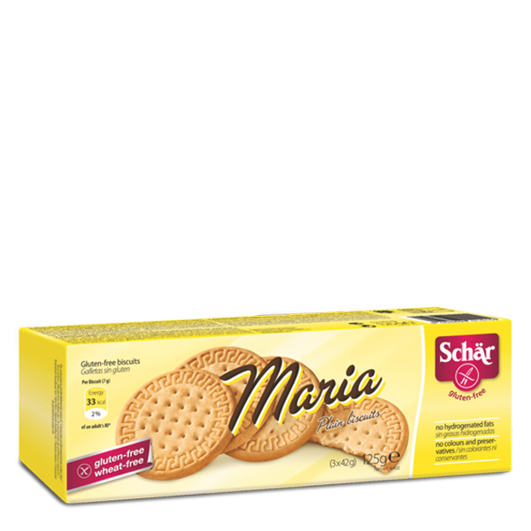 BISC MARIA SCHAR S/ GLUTEN 125G