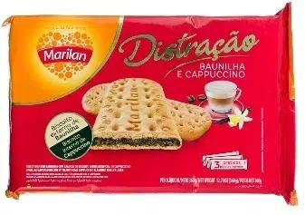 BISC MARILAN DISTRACAO BAUNILHA CAPPUCCINO 360G