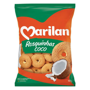 BISC MARILAN ROSQUINHAS COCO 400G