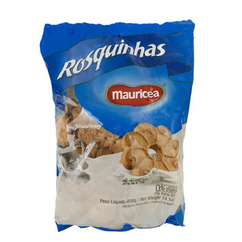 BISC MAURICEA ROSQUINHA LEITE 400G