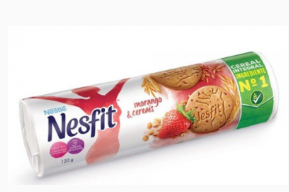 BISC NESFIT MORANGO E CEREAIS 120G