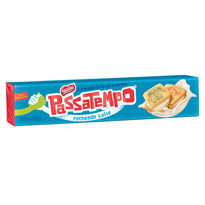 BISC NESTLE PASSATEMPO RECHEADO LEITE 140G