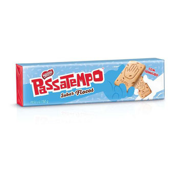 BISC PASSATEMPO SECO E DOCE FLOCOS 150G