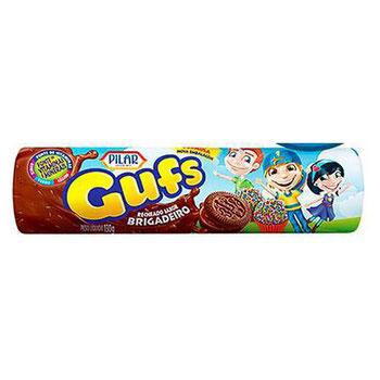 BISC PILAR GUFS RECHEADO BRIGADEIRO 130G