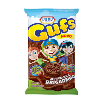 BISC PILAR GUFS RECHEADO BRIGADEIRO 390G