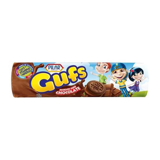 BISC PILAR GUFS RECHEADO CHOCOLATE 130G