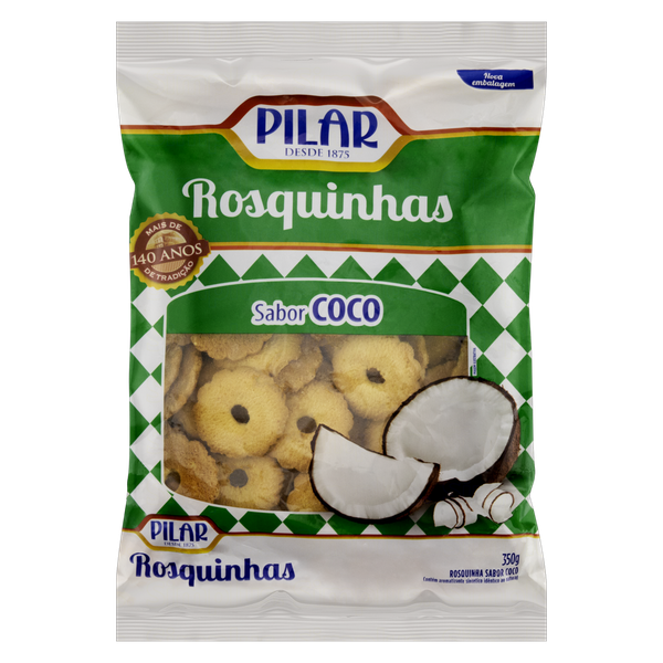 BISC PILAR ROSQUINHA COCO 350G