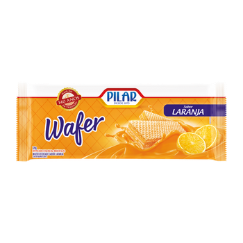 BISC PILAR WAFER LARANJA 120G