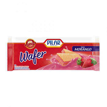 BISC PILAR WAFER MORANGO 120G