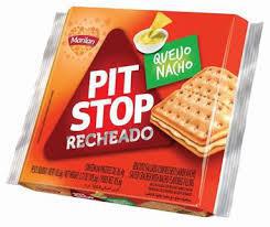 BISC PIT STOP RECH QUEIJO NACHO 105,6G