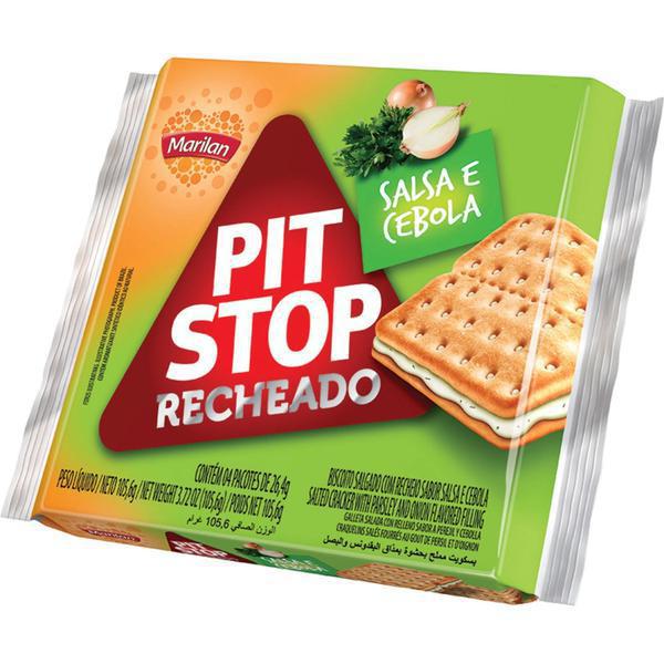 BISC PIT STOP RECH SALSA/CEBOLA 105,6G