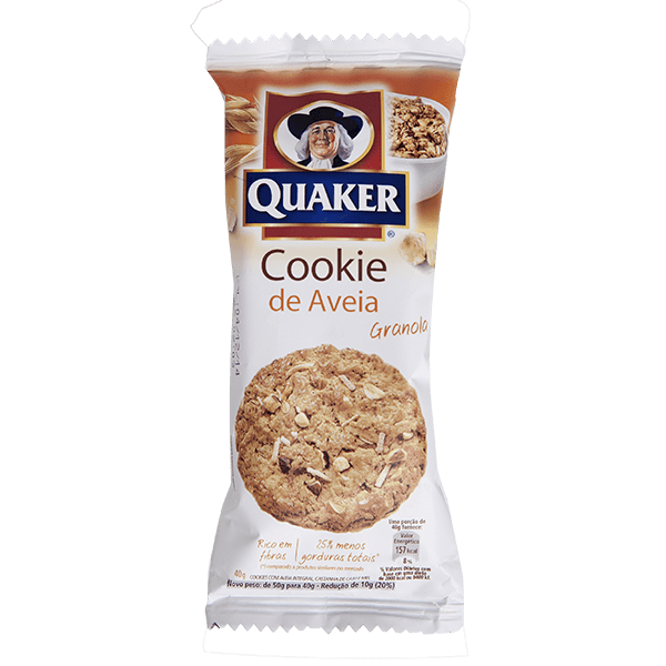 BISC QUAKER COOKIE AVEIA GRANOLA 40G
