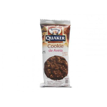 BISC QUAKER COOKIE CACAU E AVELA 40G