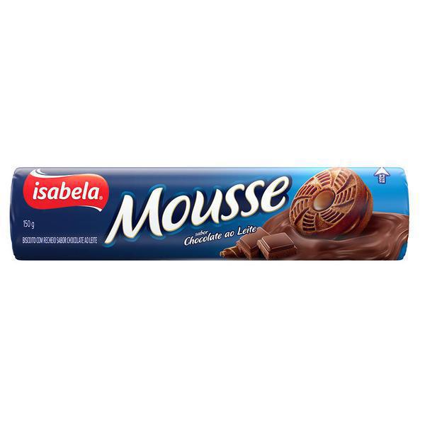 BISC.REC.ISABELA 130G MOUSSE CHOCOL