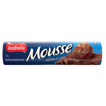 BISC.REC.ISABELA 130G MOUSSE CHOCOL