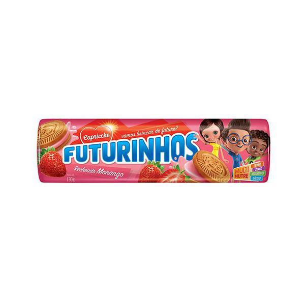 BISC RECHEADO FUTURINHOS CHOCOLATE/MORANGO 130G