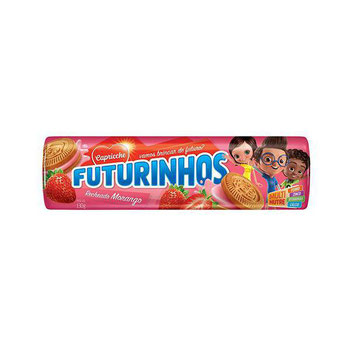 BISC RECHEADO FUTURINHOS CHOCOLATE/MORANGO 130G