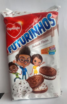 BISC RECHEADO FUTURINHOS FLOCOS 390G