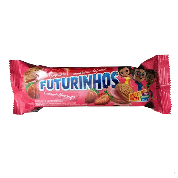 BISC RECHEADO FUTURINHOS MORANGO 60G