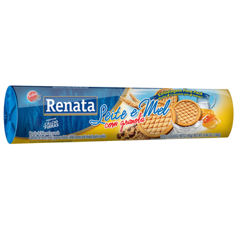 BISC RENATA LEITE E MEL 140G