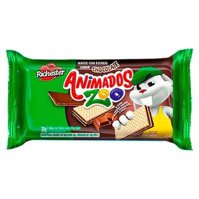BISC RICHESTER ANIMADOS ZOO CHOCOLATE 30G