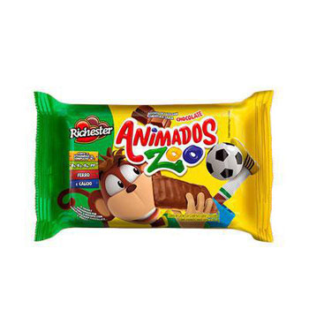 BISC RICHESTER ANIMADOS ZOO CHOCOLATE 40G