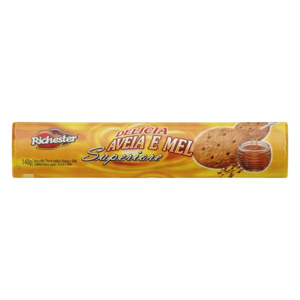 BISC RICHESTER DELICIA AVEIA/ MEL 140G