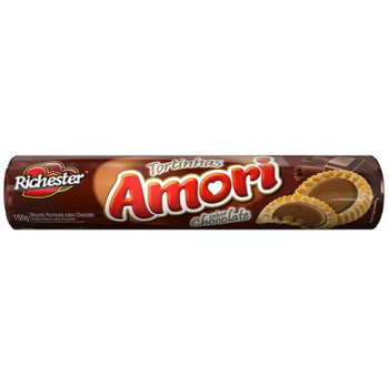 BISC RICHESTER TORTINHA AMORI CHOCOLATE 150G