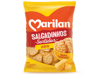 BISC SALGADINHO MARILAN SORTIDO QUEIJO 400G