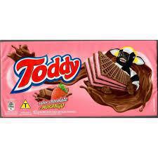 BISC TODDY WAFER CHOCOLATE/MORANGO 132G