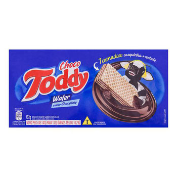 BISC TODDY WAFER CHOCOLATE TRUFADO 132G