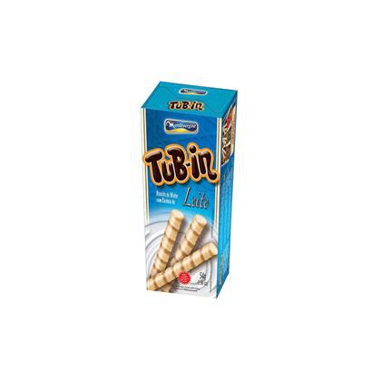 BISC TUBIN WAFER LEITE 48G