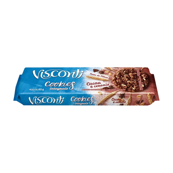 BISC VISCONTI COOKIES CACAU/CEREAIS 60GR