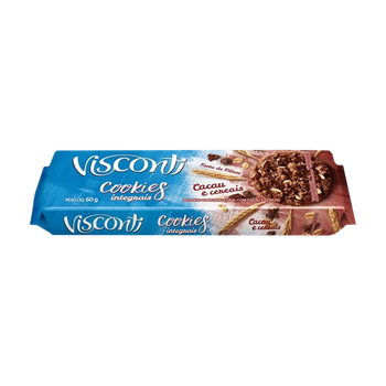 BISC VISCONTI COOKIES CACAU/CEREAIS 60GR
