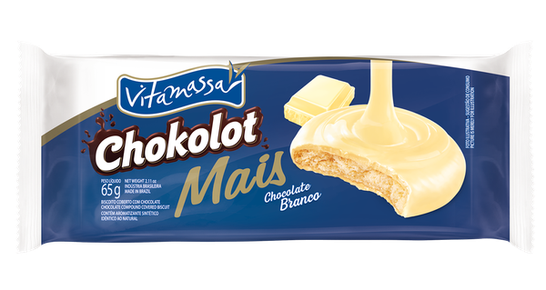 BISC VITAMASSA CHOKOLOT CHOC BRANC 65G