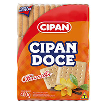 BISC VITAMASSA CIPAN DOCE BAUNILHA 400G