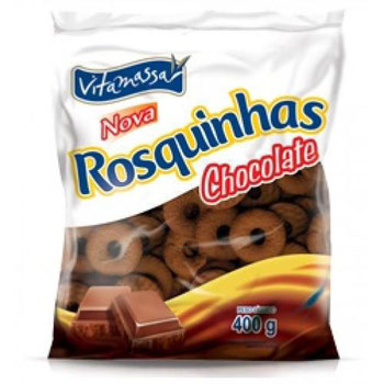 BISC VITAMASSA ROSQUINHA CHOCOLATE 400G