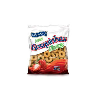 BISC VITAMASSA ROSQUINHA MORANGO 400G