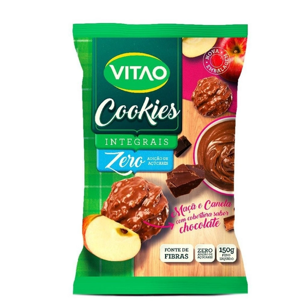 BISC VITAO COOKIES INTEGRAIS MACA/ CANELA/ CHOC