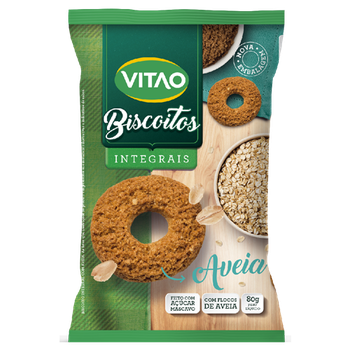 BISC VITAO INTEGRAL AVEIA 80G