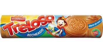 BISC VITARELLA RECH DOCE/ LEITE 130G