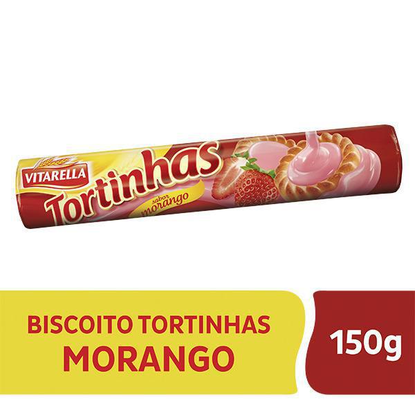 BISC VITARELLA TORTINHAS MORANGO 150G