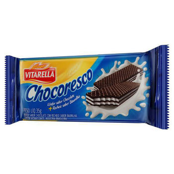 BISC VITARELLA WAFER CHOCORESCO BAUNILHA 35G
